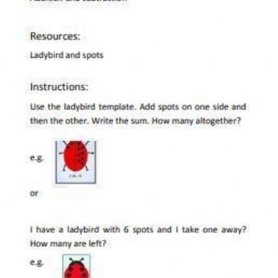 Maths Activity Ideas